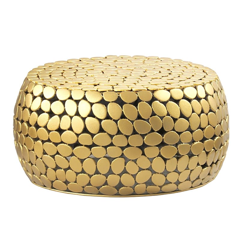 Zavric 66 cm Runt Soffbord i Metall - Guld - Möbler - Vardagsrum - Soffbord & vardagsrumsbord - Soffbord