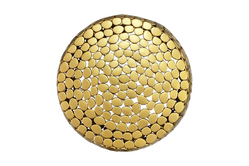 Zavric 66 cm Runt Soffbord i Metall - Guld - Möbler - Vardagsrum - Soffbord & vardagsrumsbord - Soffbord