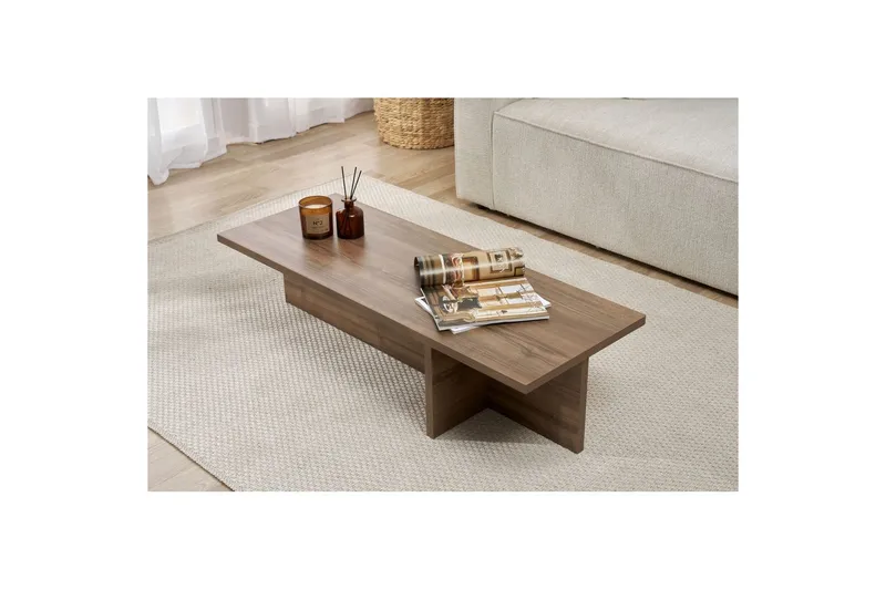 Zephral Soffbord 120 cm - Brun - Möbler - Vardagsrum - Soffbord & vardagsrumsbord - Soffbord