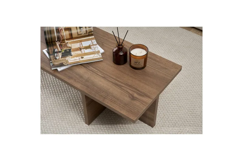 Zephral Soffbord 120 cm - Brun - Möbler - Vardagsrum - Soffbord & vardagsrumsbord - Soffbord