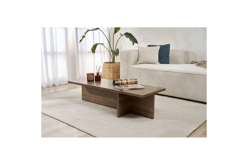 Zephral Soffbord 120 cm - Brun - Möbler - Vardagsrum - Soffbord & vardagsrumsbord - Soffbord