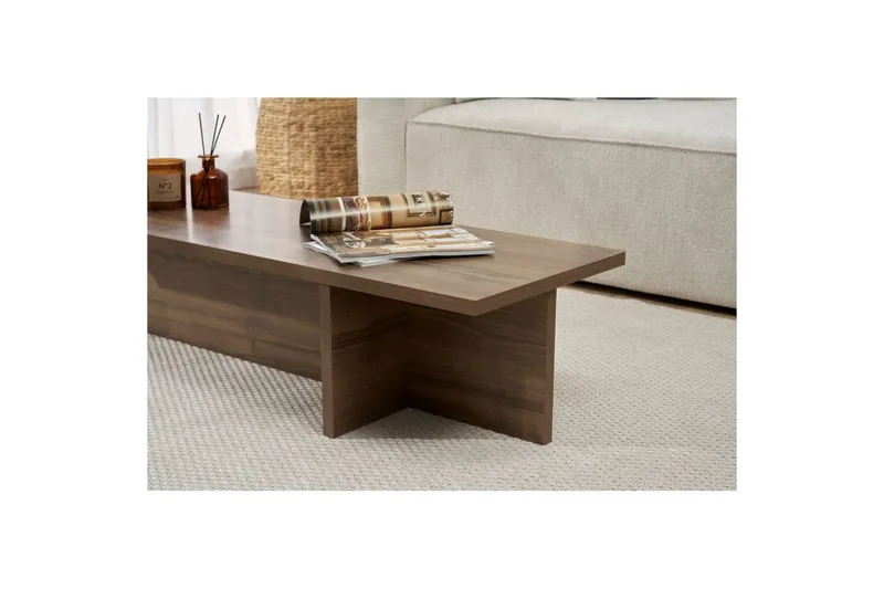 Zephral Soffbord 120 cm - Brun - Möbler - Vardagsrum - Soffbord & vardagsrumsbord - Soffbord