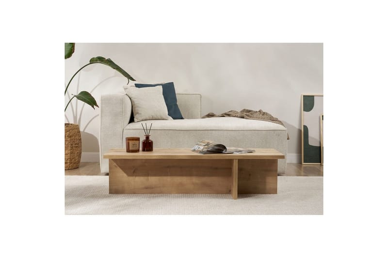 Zephral Soffbord 120 cm - Natur - Möbler - Vardagsrum - Soffbord & vardagsrumsbord - Soffbord