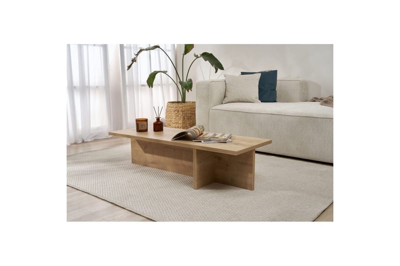 Zephral Soffbord 120 cm - Natur - Möbler - Vardagsrum - Soffbord & vardagsrumsbord - Soffbord