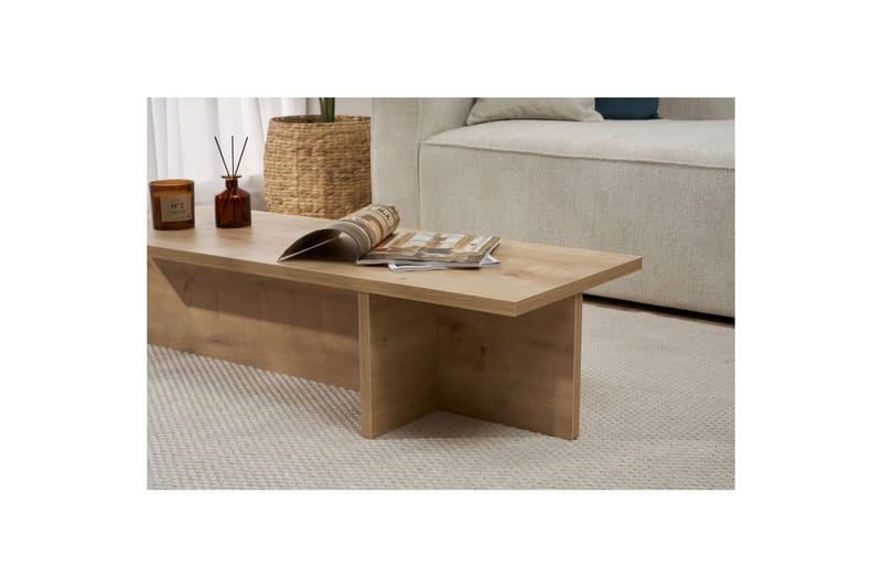Zephral Soffbord 120 cm - Natur - Möbler - Vardagsrum - Soffbord & vardagsrumsbord - Soffbord
