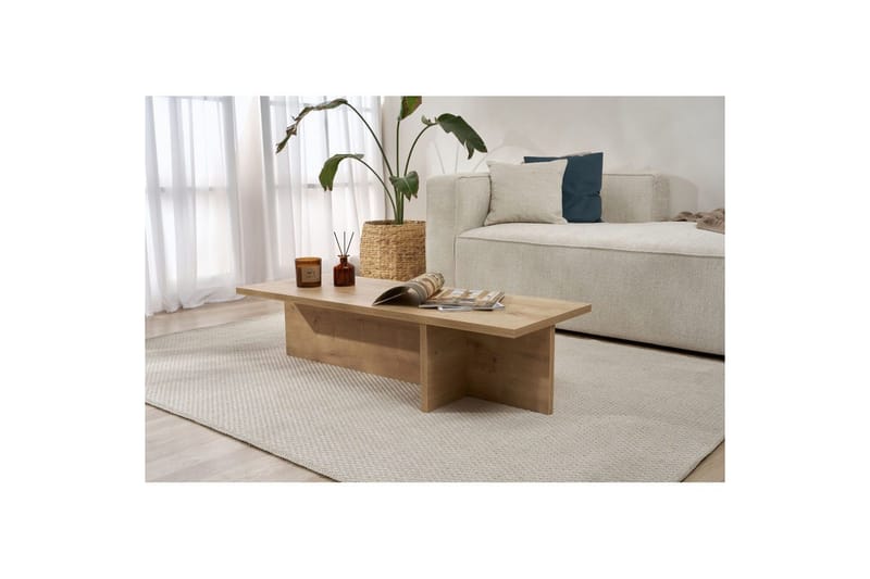 Zephral Soffbord 120 cm - Natur - Möbler - Vardagsrum - Soffbord & vardagsrumsbord - Soffbord