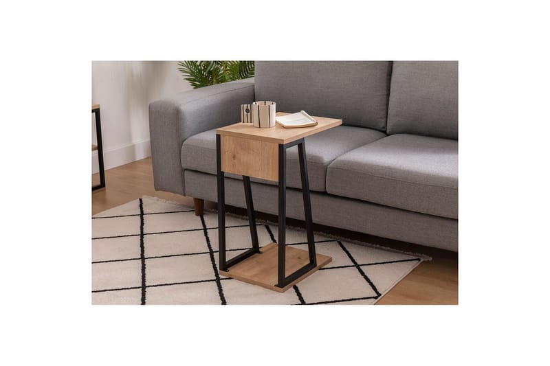 Zeric Sidobord 30 cm - Blå/Svart - Möbler - Vardagsrum - Soffbord & vardagsrumsbord - Brickbord