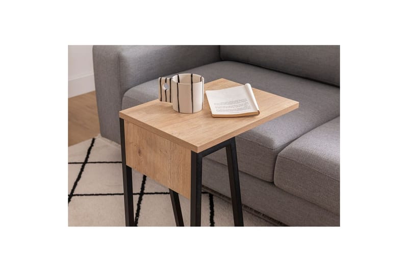 Zeric Sidobord 30 cm - Blå/Svart - Möbler - Vardagsrum - Soffbord & vardagsrumsbord - Brickbord