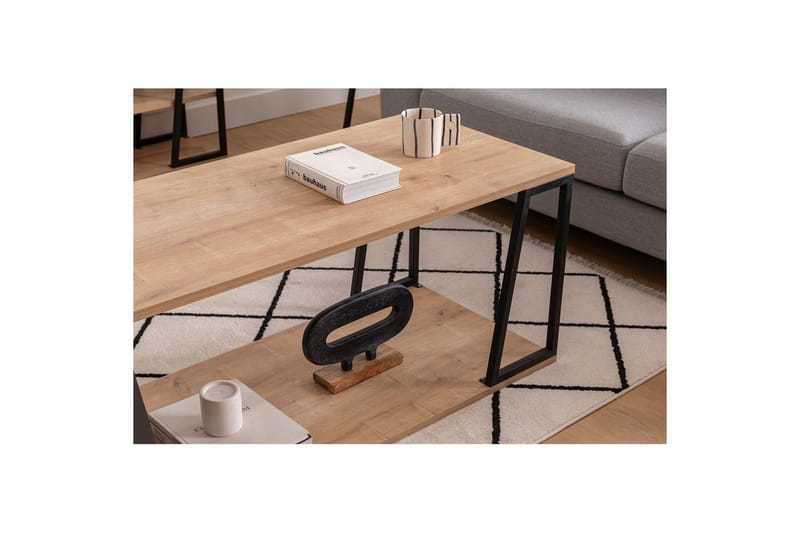 Zeric Soffbord 120 cm - Blå/Svart - Möbler - Vardagsrum - Soffbord & vardagsrumsbord - Soffbord