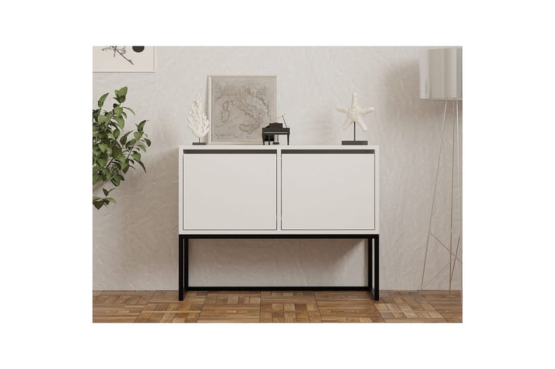 Zermat Konsollbord 90 cm - Vit - Möbler - Vardagsrum - Soffbord & vardagsrumsbord - Avlastningsbord & konsolbord