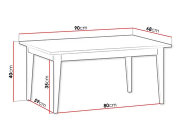Zeylor Soffbord 90 cm - Möbler - Vardagsrum - Soffbord & vardagsrumsbord - Soffbord