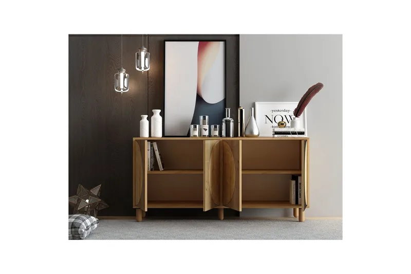 Zyric Konsollbord 150 cm - Ek - Möbler - Vardagsrum - Soffbord & vardagsrumsbord - Avlastningsbord & konsolbord