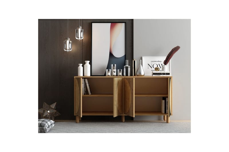 Zyric Konsollbord 150 cm - Ek - Möbler - Vardagsrum - Soffbord & vardagsrumsbord - Avlastningsbord & konsolbord