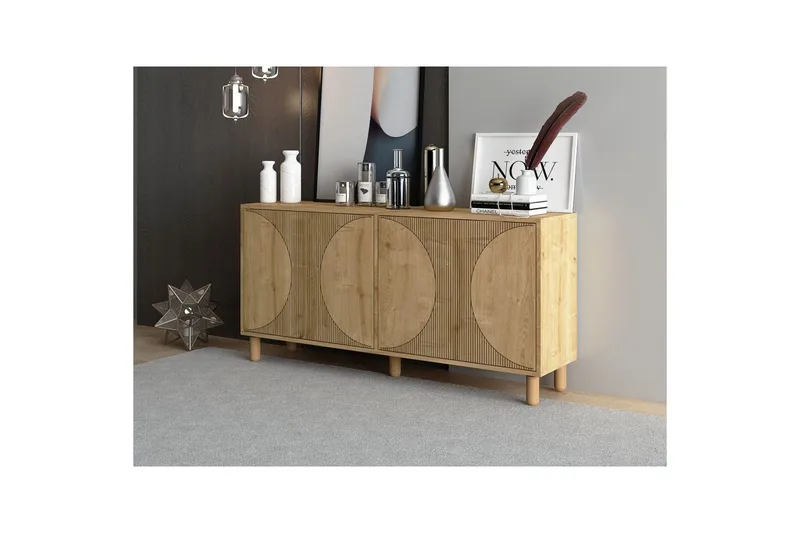 Zyric Konsollbord 150 cm - Ek - Möbler - Vardagsrum - Soffbord & vardagsrumsbord - Avlastningsbord & konsolbord