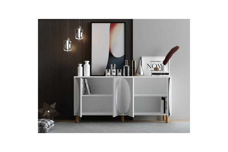 Zyric Konsollbord 150 cm - Vit - Möbler - Vardagsrum - Soffbord & vardagsrumsbord - Avlastningsbord & konsolbord