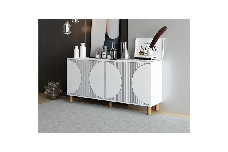 Zyric Konsollbord 150 cm - Vit - Möbler - Vardagsrum - Soffbord & vardagsrumsbord - Avlastningsbord & konsolbord