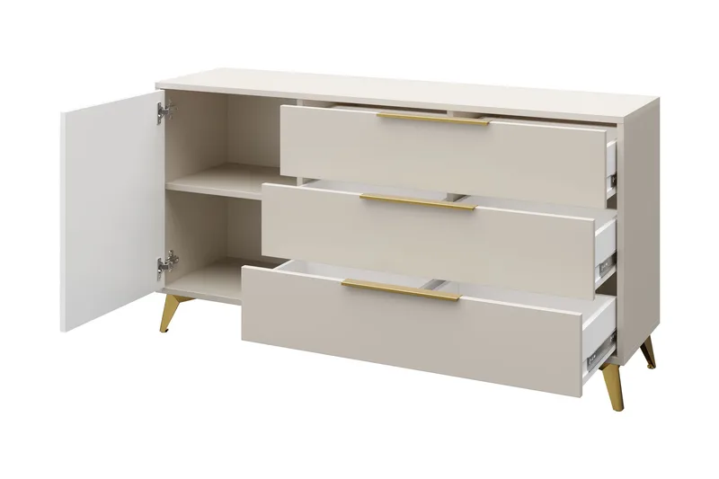 Vemdalen Möbelset För Vardagsrum - Sand beige - Möbler - Vardagsrum - Möbelset för vardagsrum