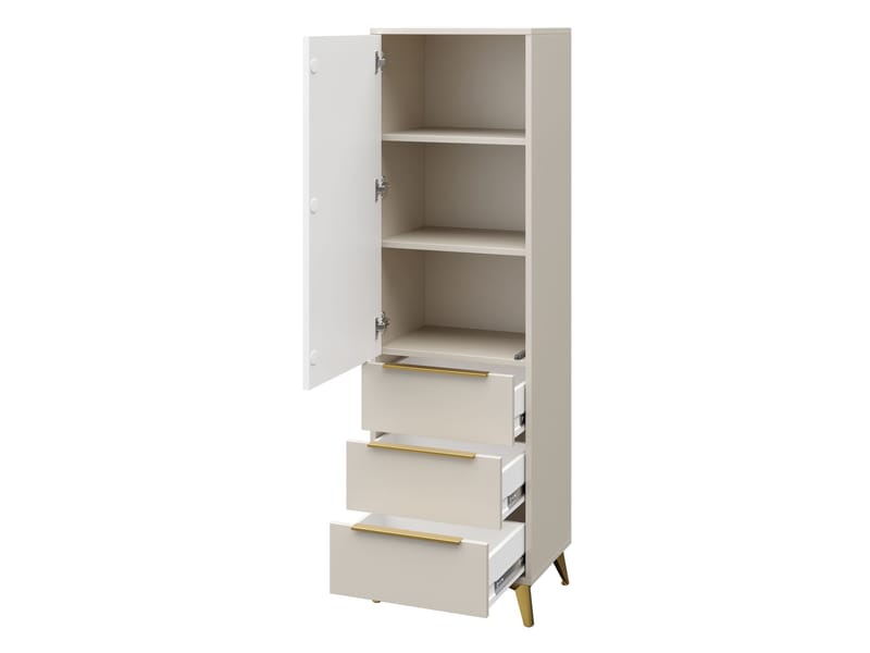 Vemdalen Möbelset vardagsrum - tv-bänk och högskåp - brun - Möbler - Vardagsrum - Möbelset för vardagsrum