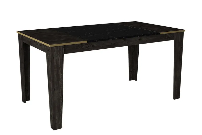 Veyron Möbelset För Vardagsrum - Svart/Guld - Möbler - Vardagsrum - Möbelset för vardagsrum