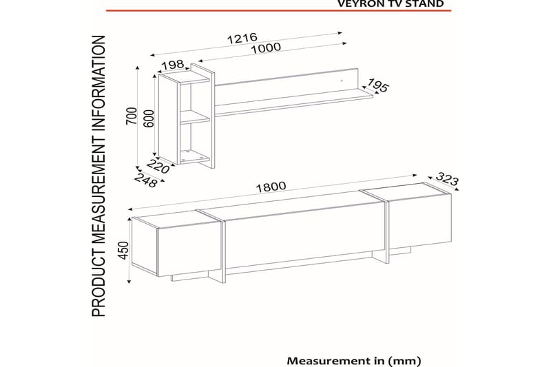 Veyron Möbelset För Vardagsrum - Svart/Guld - Möbler - Vardagsrum - Möbelset för vardagsrum