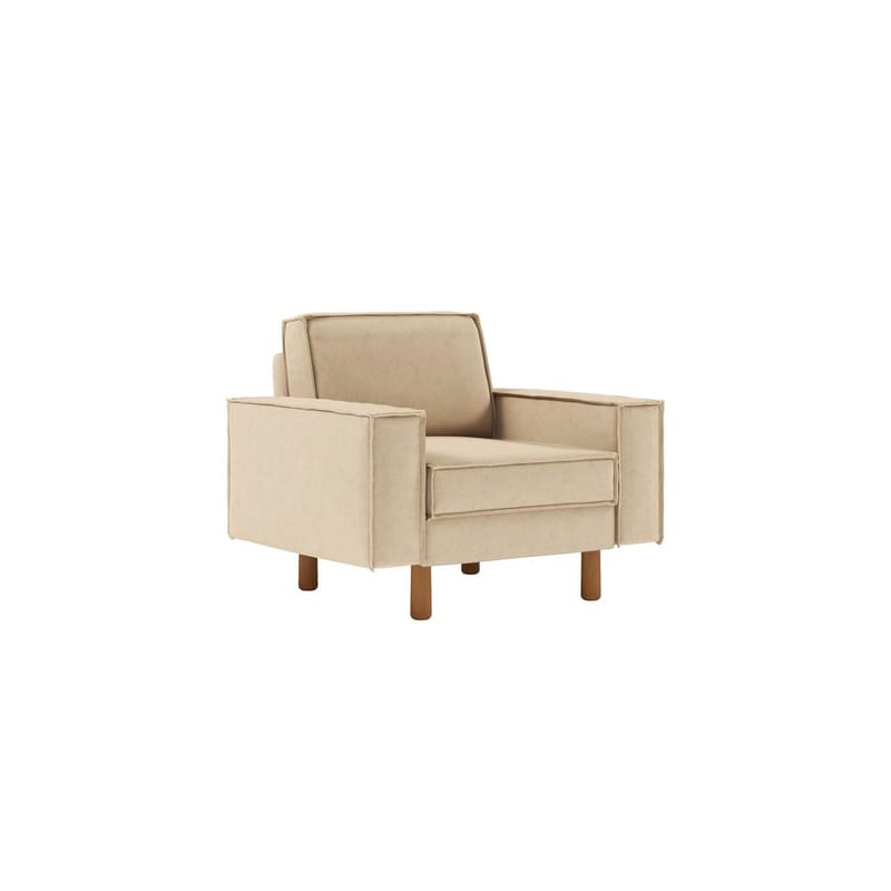 Vilsa Fåtölj i Sammet, Ljusbeige