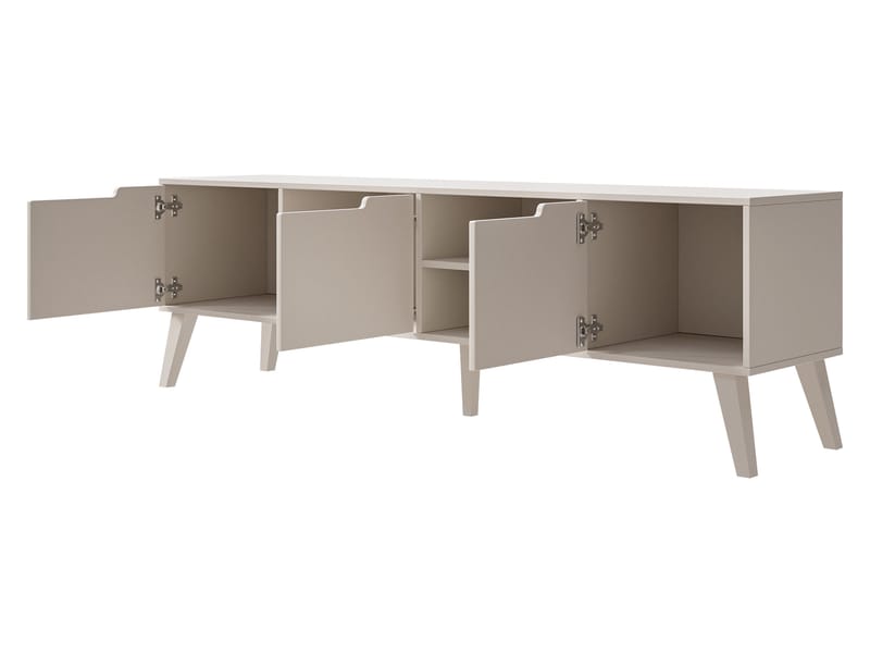 Virello Möbelset vardagsrum - Tv-bänk och skänk - beige - Möbler - Vardagsrum - Möbelset för vardagsrum