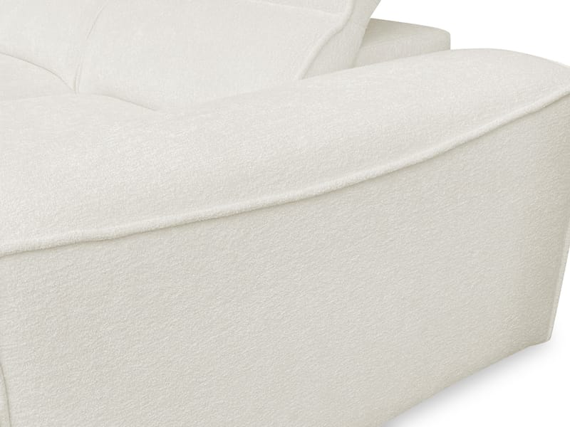 Vitoran 3-sits Bäddsoffa med Divan Högervänd - Ljusgrå - Möbler - Vardagsrum - Bäddsoffor