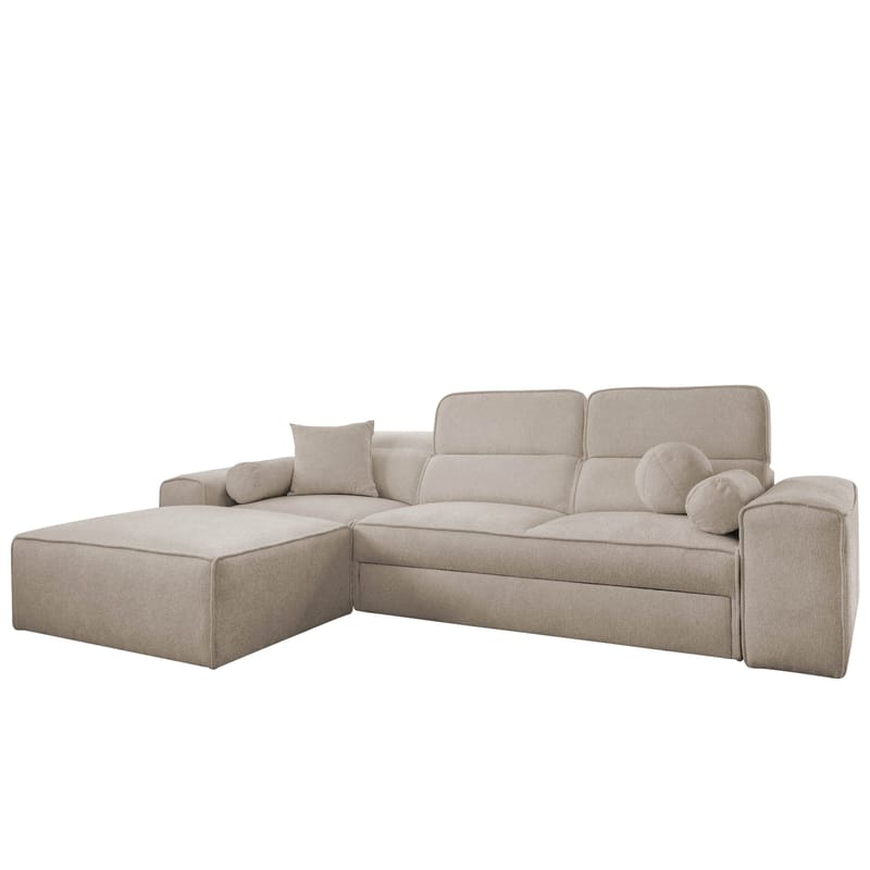Vitoran 3-sits Bäddsoffa med Divan Vänstervänd, Beige