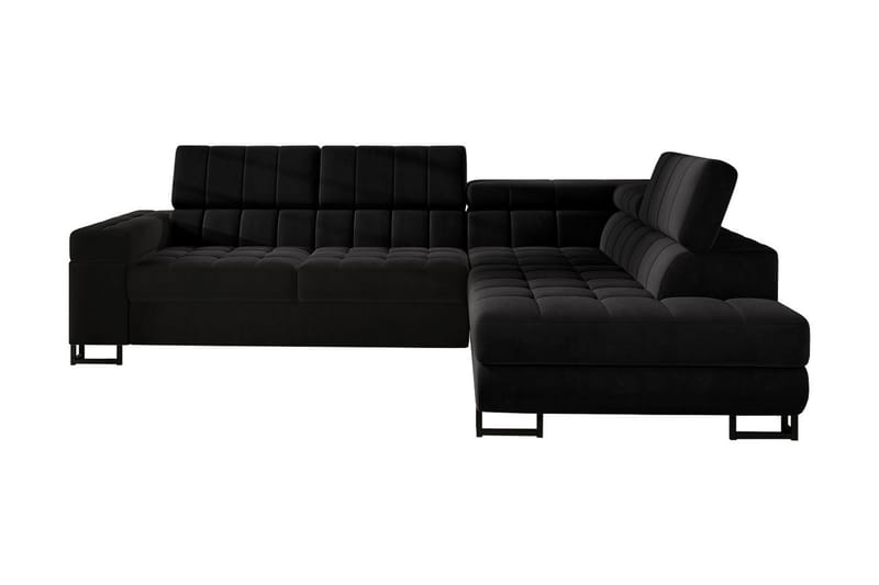 Warwick 4-sits Bäddsoffa, Svart