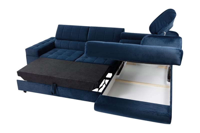 Warwick Bäddsoffa m. Schäslong 3-sits - Mörkgrå - Möbler - Vardagsrum - Bäddsoffor