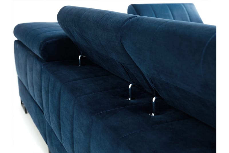 Warwick Bäddsoffa m. Schäslong 3-sits - Svart/Brun - Möbler - Vardagsrum - Bäddsoffor