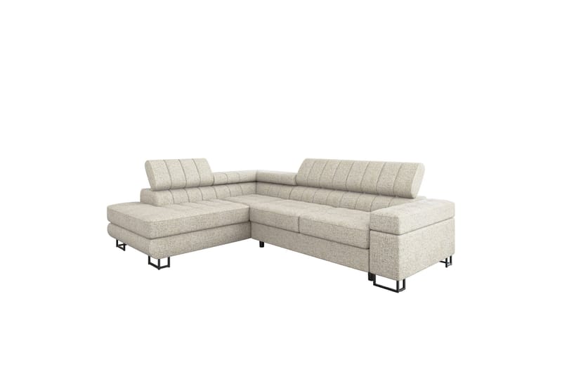 Warwick Bäddsoffa med Schäslong 3-sits, Beige