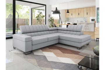 Warwick Bäddsoffa med Schäslong 3-sits - Grå - Möbler - Vardagsrum - Bäddsoffor