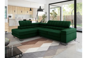 Warwick Bäddsoffa med Schäslong 3-sits - Grön - Möbler - Vardagsrum - Bäddsoffor