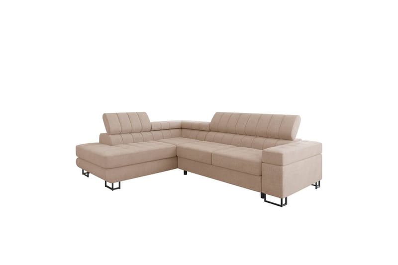 Warwick Bäddsoffa med Schäslong 3-sits, Rosa