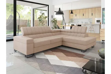 Warwick Bäddsoffa med Schäslong 3-sits - Rosa - Möbler - Vardagsrum - Bäddsoffor