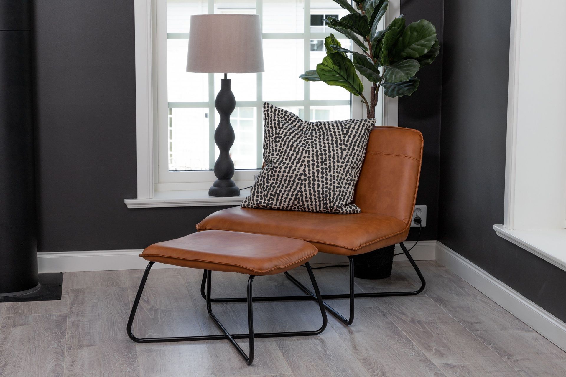 x-lounge fåtölj - brun