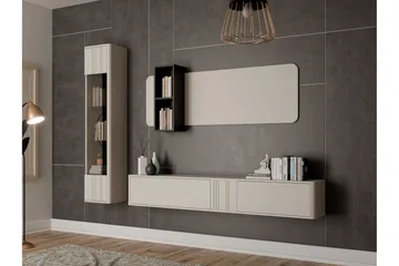 Zalricus Möbelset För Vardagsrum - Beige - Möbler - Vardagsrum - Möbelset för vardagsrum