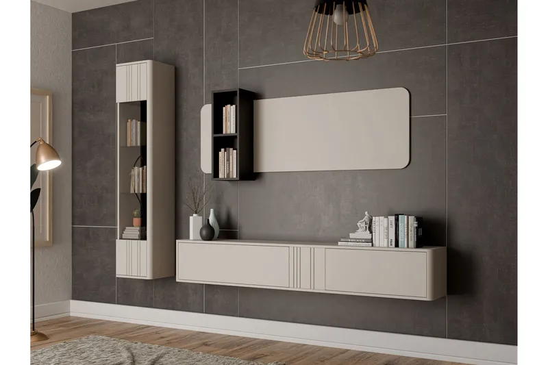 Zalricus Möbelset För Vardagsrum - Beige - Möbler - Vardagsrum - Möbelset för vardagsrum