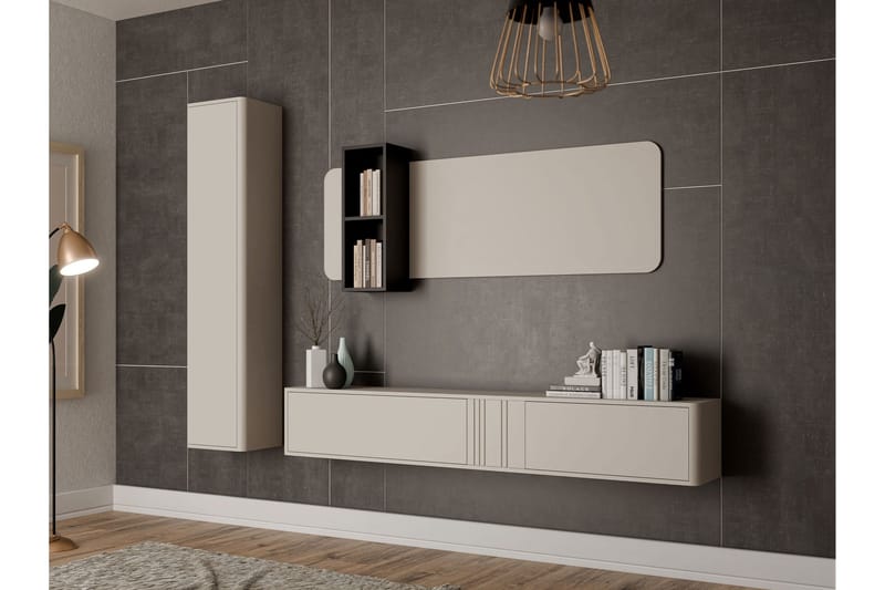 Zalricus Möbelset För Vardagsrum - Beige - Möbler - Vardagsrum - Möbelset för vardagsrum