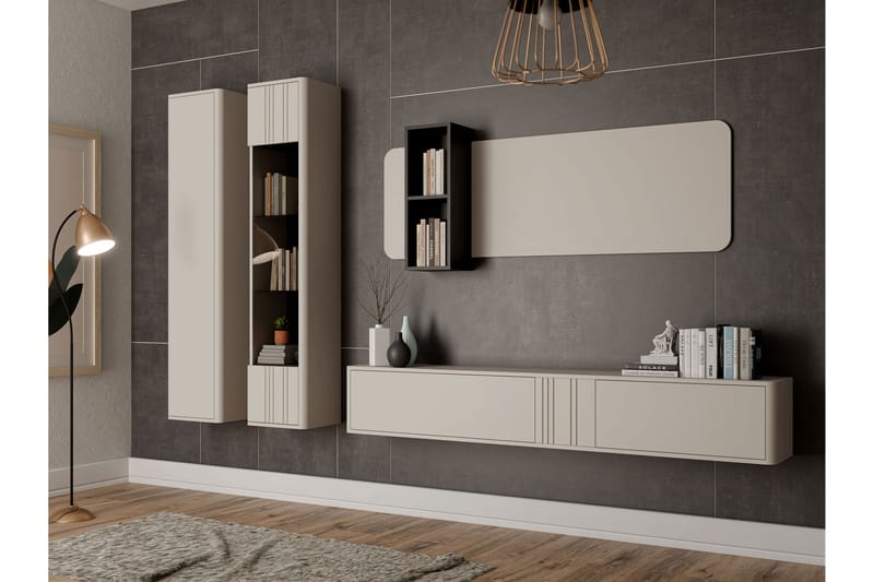 Zalricus Möbelset För Vardagsrum - Beige - Möbler - Vardagsrum - Möbelset för vardagsrum