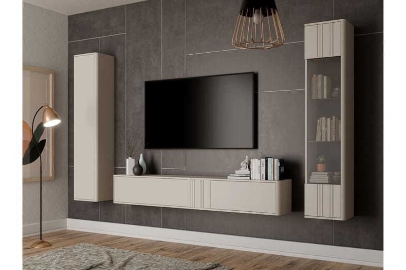 Zalricus Möbelset För Vardagsrum - Beige - Möbler - Vardagsrum - Möbelset för vardagsrum