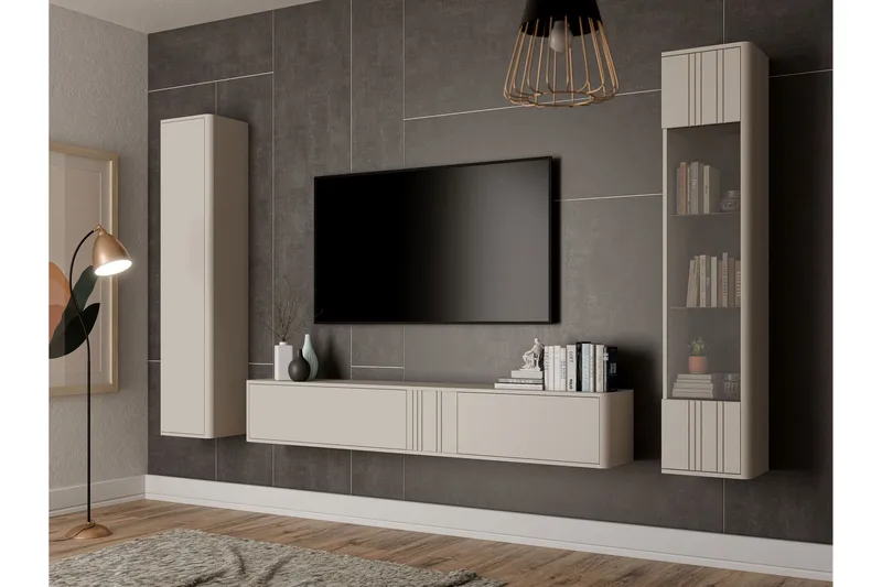 Zalricus Möbelset För Vardagsrum - Beige - Möbler - Vardagsrum - Möbelset för vardagsrum