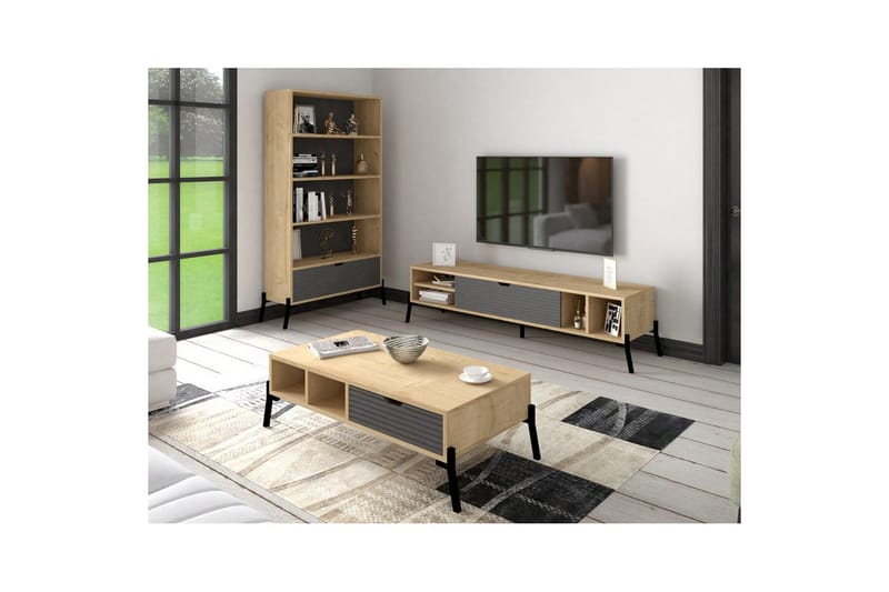 Zenric Möbelset För Vardagsrum - Natur - Möbler - Vardagsrum - Möbelset för vardagsrum