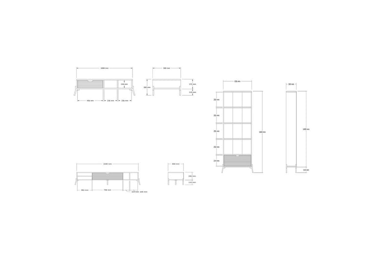 Zenric Möbelset För Vardagsrum - Natur - Möbler - Vardagsrum - Möbelset för vardagsrum