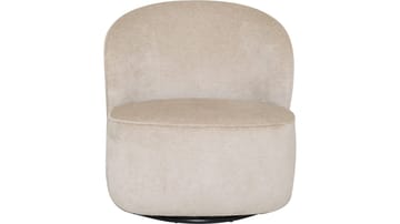 Zorevi Fåtölj med snurrfunktion i tyg - Beige - Möbler - Vardagsrum - Fåtöljer