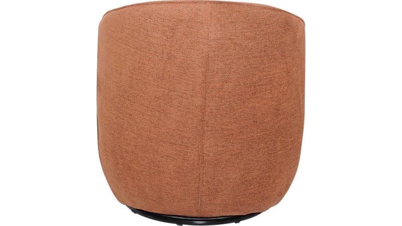 Zorevi Fåtölj med snurrfunktion i tyg - Rostbrun - Möbler - Vardagsrum - Fåtöljer