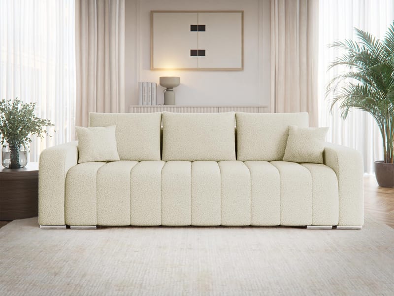 Zulueta 3-sits Bäddsoffa - beige - Möbler - Vardagsrum - Bäddsoffor