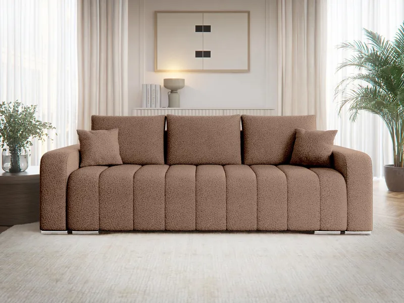 Zulueta 3-sits Bäddsoffa - brun - Möbler - Vardagsrum - Bäddsoffor