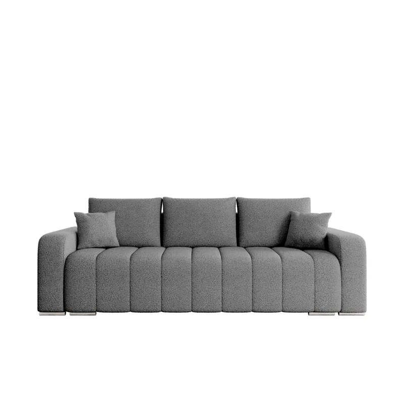 Zulueta 3-sits Bäddsoffa, grå
